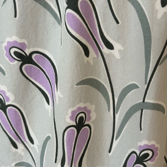 Buru | Floral Long Sleeve Retro Housecoat/Dress, Size XL - Picture 5 of 13